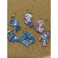Reverse 1999 hologram keychain