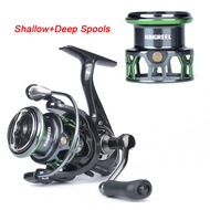 【ในสต็อก】น้ำหนักเบา Spinning Reel 8KG Max Resistance Fishing Reel 13 + 1BB โลหะตื้นรีลลึกปลาคาร์พปลา
