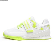 Unisex Fitness Shoes Hard Pulling Squat Training Shoes Professional Hook and Loop Weightlifting Shoe