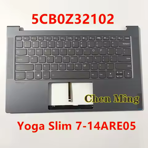 5CB0Z32102 new For Lenovo Yoga Slim 7-14ARE05 ARE05 ITL05 Laptop Palmrest Upper Case 82A2 C-Cover US