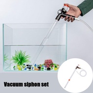 Aquarium 3 in 1 Gravel Cleaner Fish tank Vacuum Siphon Set Manual cleaning tools