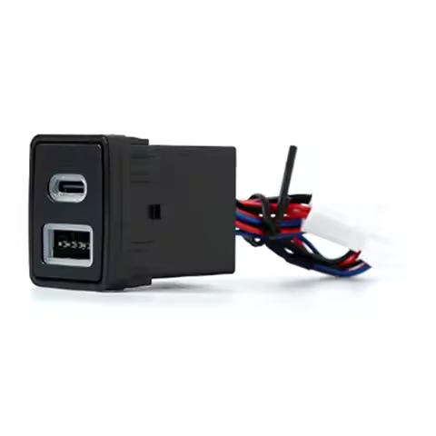For Nissan Patrol Y60 Y61 Dual USB And Type C Port Car QC3.0 Auto Adapter LED Light For Phone Chargi