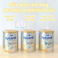 Sữa bột cao cấp lon 900g Aptamil Profutura Synbiotic Úc số 1 2 3 hàng mới về