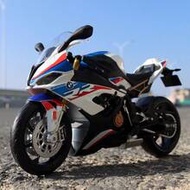 Simulation 1:12 Alloy BMW 1000 RR Motorcycle Model Children's Toy Decoration Sliding Car Model Authe