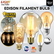 LED Edison Filament Bulb 4W 6W 40W Retro Vintage LED Candle Bulb E14 E27 Daylight / Warmwhite Mentol