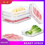 [ap4l43.] 3 Layer Meat Container for Fridge Stackable Bacon Cheese Container for Cold Cuts, Lunch Me