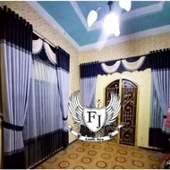 Thick imported minimalist curtains with 6 waves