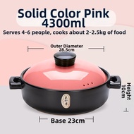 ZUOLEJIA | Fireproof Ceramic Hot Pot Crock Pot Small