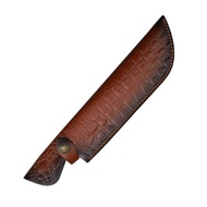 SHI Lightweight 105g Leather Blade Case Crafted From hard Bovine Hide Belt Cutter Shipper For Outdoo