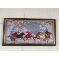 Street Horse Print Painting Wall Decoration plus Frame