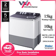6KG~15KG Washing Machine Semi Auto Top Load Washer/Mesin Basuh Manual MSW-7118P VH-H85MM VH-H95MM PW