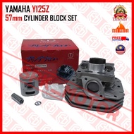 Tokahi 57mm 125Z 125ZR Y125Z Racing Cylinder Block Set + Forged Piston + Ring Kit Motorcycle Motosikal Moto Yamaha Parts