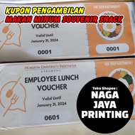 DINING COUPON / SNACK MEASURING COUPON / DRINKING COUPON / SOUVENIR EXTINGUISHING COUPON / SOUVENIR 