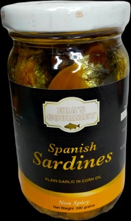 Era's Gourmet SPANISH SARDINES PLAIN GARLIC NON-Spicy