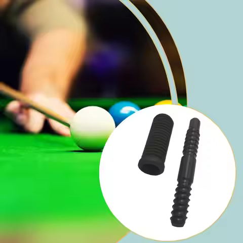 Sturdy Pool Cue Joint Pin Replacement Aluminum Alloy Shaft Connector for Billiards Accessories 3/8 X