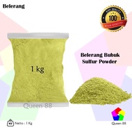 Belerang Bubuk Halus 1Kg / Sulfur Powder 1kg / Belerang Murni 1Kg / Belerang Sulfur 1Kg / Belerang M