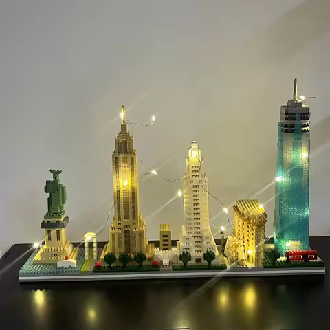New York City Skyline Building Toys: A Detailed Iconic landmark Model That is an Ideal Gift for Arch