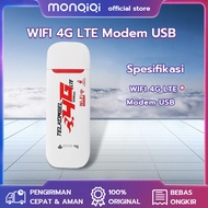 WIFI 4G LTE Modem USB Semua Operator Unlock 500Mbps Portable Mobile WIFI USB 500Mbps LTE Telkomsel Langsung Unlock Operator GSM Support 10 Devices