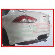 Mazda 2 (2012) Sedan Rear Back Skirt Skirting Bumper Lower Lip Spoiler ABS Plastic Bodykit Body Kit 