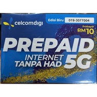 CelcomDigi Prepaid Sim Card "Double Double Digit 7700 Easy to Remember" 019-3077004 "两两数 7700"