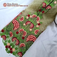 Handmade Bahan Kebaya Bordir Bali Kebaya Encim Sutra Kaca YUMNAGAYATRI