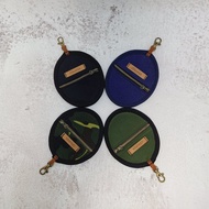 恐龍蛋 帆布零錢包 收納袋 黑 迷彩 京都藍 暖墨綠