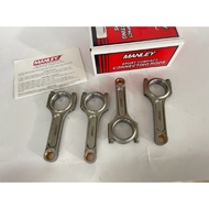 MANLEY I-Beam Conrod Con Rod for Honda Civic CRX D16 D16A D16Y7 D16Y8 D16Z6 ZC  / D15  / ZC 1.5 / 1.