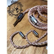 耳機升級線 8股 鍍銀銅線 專業 earphone upgrade cable