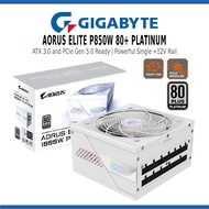 GIGABYTE AORUS ELITE P850W 80+ PLATINUM POWER SUPPLY 850W MODULAR PCIE 5.0 / COMPACT DESIGN - GP-AE8