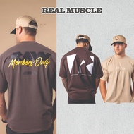 [CBUM RAW] CBUM RAW nutrition oversized round neck cotton t-shirt