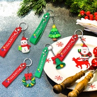 Festive Portable Holiday Charms Keychain for Christmas