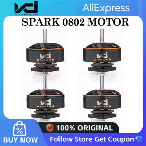 VCI SPARK 0802 Motor 13500KV 22000KV 25000KV 27000KV Light Weight Micro Brushless Motor For FPV Raci