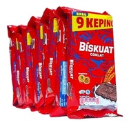 BISKUAT COKLAT/ ORIGINAL BESAR 1 RENCENG ISI 9 SACHET