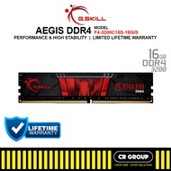 G.SKILL Aegis DDR4 3200 MHz CL16 Gaming Desktop RAM - 8GB/16GB (Limited Lifetime Warranty)
