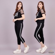 White List Leggings 7/8 Women – Premium, Sporty Side List