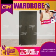 3 Feet Swing Door Wardrobe / Wardrobe with Large hanging space / Almari baju / Pintu Kaca / Almari B