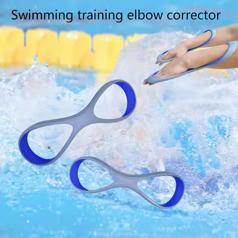 1 Pair High Quality Forearm Fulcrum Fin Corrective Freestyle Arm 8 Word Teaching High Elbow Swim Web