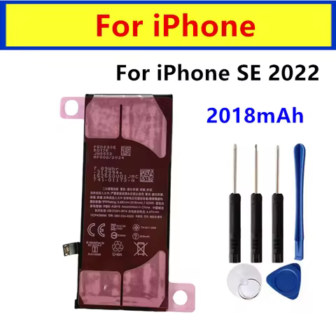 SE 2022 Replacement battery for IPHONE SE 2022 mobile phone 2018mAh batteries + Tools