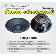 NEW speaker Audio seven 18pa1000 18inch ORYGINAL 18 pa1000 18pa 1000