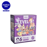 Mideer Advanced puzzles level 6-8 จิ๊กซอว์เสริมสร้างพัฒนาการการเรียนรู้ตามอายุ