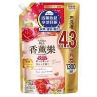 獅王香薰樂精華柔順劑（雪影紅玫）1300ML（4895149209492）