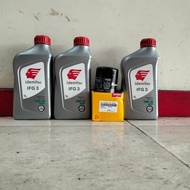 MESIN Idemitsu 10W-30 3L Car Engine Oil Package + Original and Trusted Nissan Datsun Oil Filter