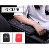 【G-CLUB】Car Arm Rest Cushion Car Armrest Universal Pad Cover Car Armrest leather Pads Car Console Box Soft Protection Pad For Benz A B C E Mercedes Benz W203 W210 W211 W124 W202 W204 AMG E300L E300L