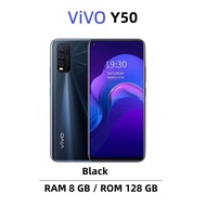 VIVO มือถือโทรศัพท์มือถือVIVO Y50 (วีโว้ 50) ขนาดหน้าจอ 6.53 นิ้ว RAM 8 / ROM 128 GB(แถมฟิล์มกระจกให้ฟรี+ฟรีเคสใส) ประกันร้าน 1 ปี.