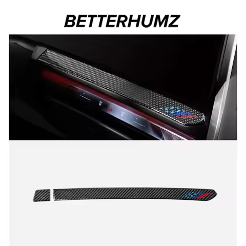 For BMW X3 G45 G48 2025- Carbon Fiber instrument Trim Strip Dashboard Panel Decor Sticker Car Interi