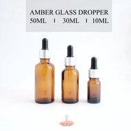 Amber Glass Dropper Bottle / Botol Kaca Amber Dropper / 滴管精油瓶