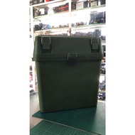 KOTAK PANCING FISHING TACKLE BOX ARMY GREEN HARD CASE TACKLE BOX
