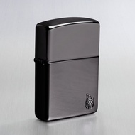 【ZIPPO官方旗艦店】黑冰雕刻火焰(加厚版)防風打火機 46402