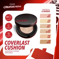 OMG Oh My Glam Coverlast Cushion 15g | Cushion Foundation Concealer Skin Tint Make Up High Coverage 