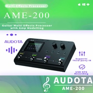 AUDOTA AME-200 Amp Modelling & Multi Effects AME-200 Guitar Effects with Amp Modelling Reverb Delay